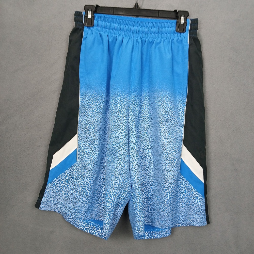 Nike Dri Fit Basketball Shorts Mens Small Blue Elephant Print Athletic Pull On